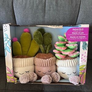NEW Greenhouse by Russ 12 Inch Plush Plants, 3-pack RARE HTF